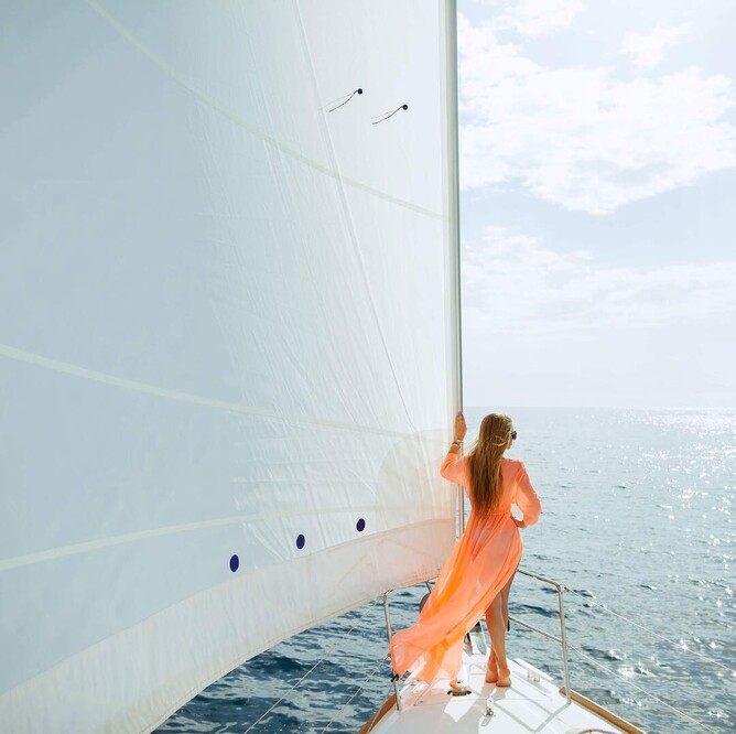 Sailing girl