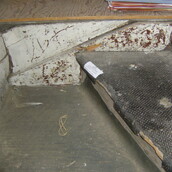 Asbestos containing bitumen felt