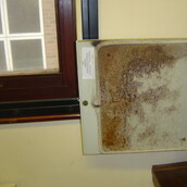 Asbestos rope gasket