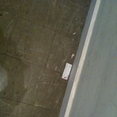 Asbestos containing floor tiles