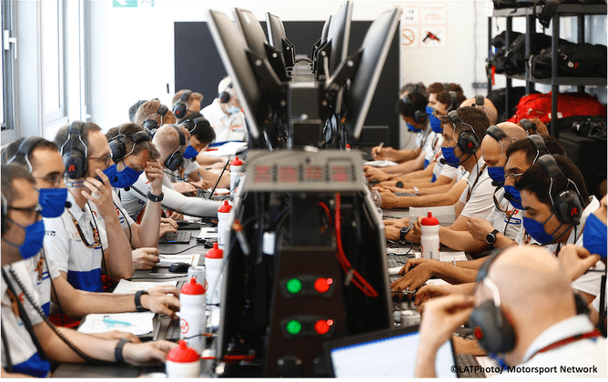Haas F1 engineering office