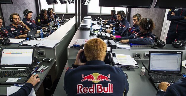Engineering debrief in Formula 1