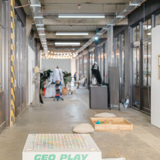 Communal space at Gorst Studios