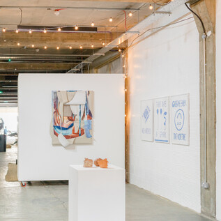 Communal space at Gorst Studios