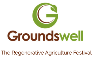 Groundswell regenerative agriculture show logo with dates of show 23 & 24 June 2021
