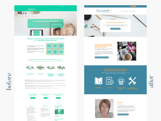 AccountIt-4U Website Refresh by Gab Marketing