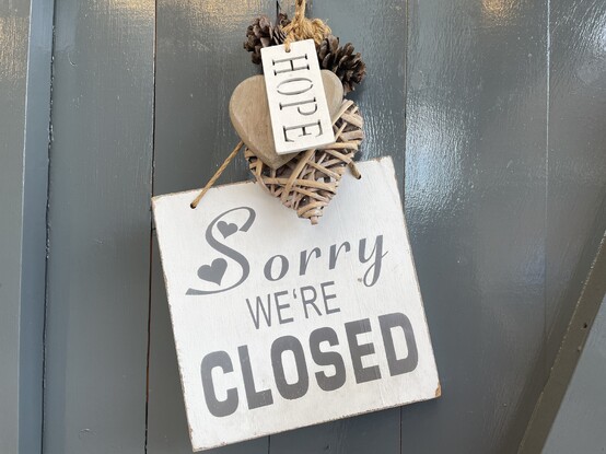 Photo of Hope Mill Theatre (which was actually open).