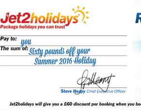 Make The Most Of Your Jet2Holidays Rain Cheques