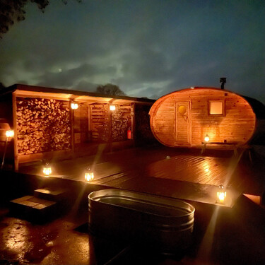 A beautiful woodland path at Hackhurst for wandering and contemplation